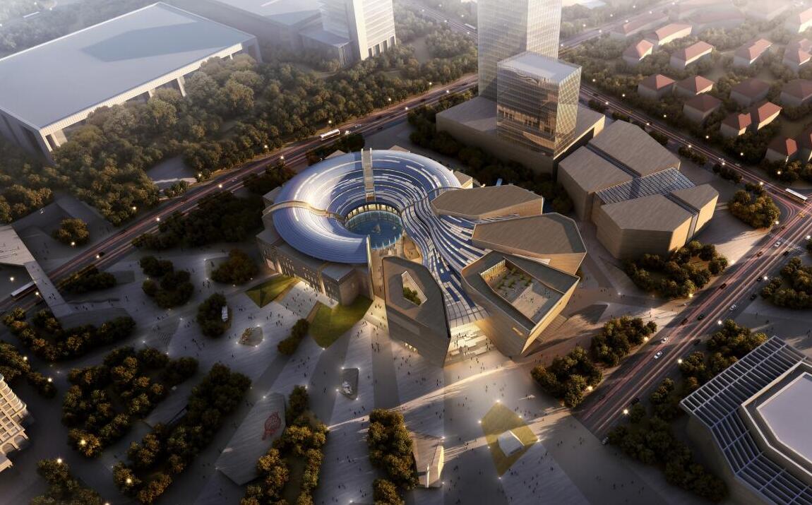 中建聯(lián)合|青島市博物館擴(kuò)建工程奠基儀式隆重舉行(圖3)